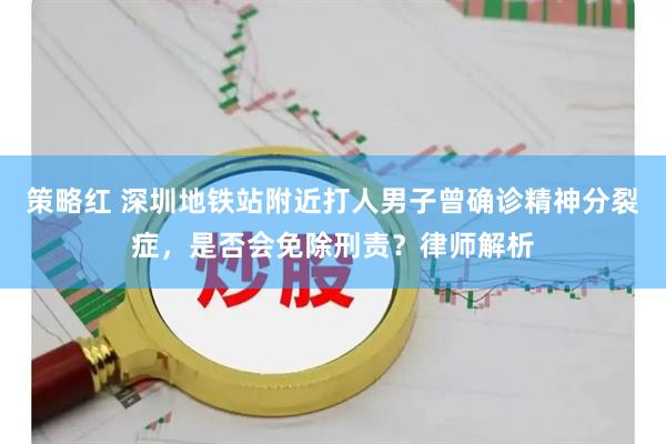 策略红 深圳地铁站附近打人男子曾确诊精神分裂症，是否会免除刑责？律师解析