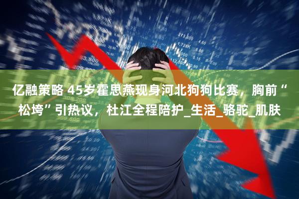 亿融策略 45岁霍思燕现身河北狗狗比赛，胸前“松垮”引热议，杜江全程陪护_生活_骆驼_肌肤