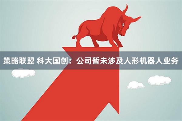 策略联盟 科大国创：公司暂未涉及人形机器人业务